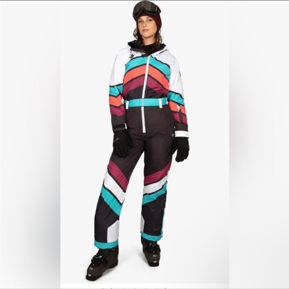 TIPSY ELVES - WOMEN'S DOWNHILL DIVA SNOW SUIT SIZE MEDIUM - Picture 2 of 3